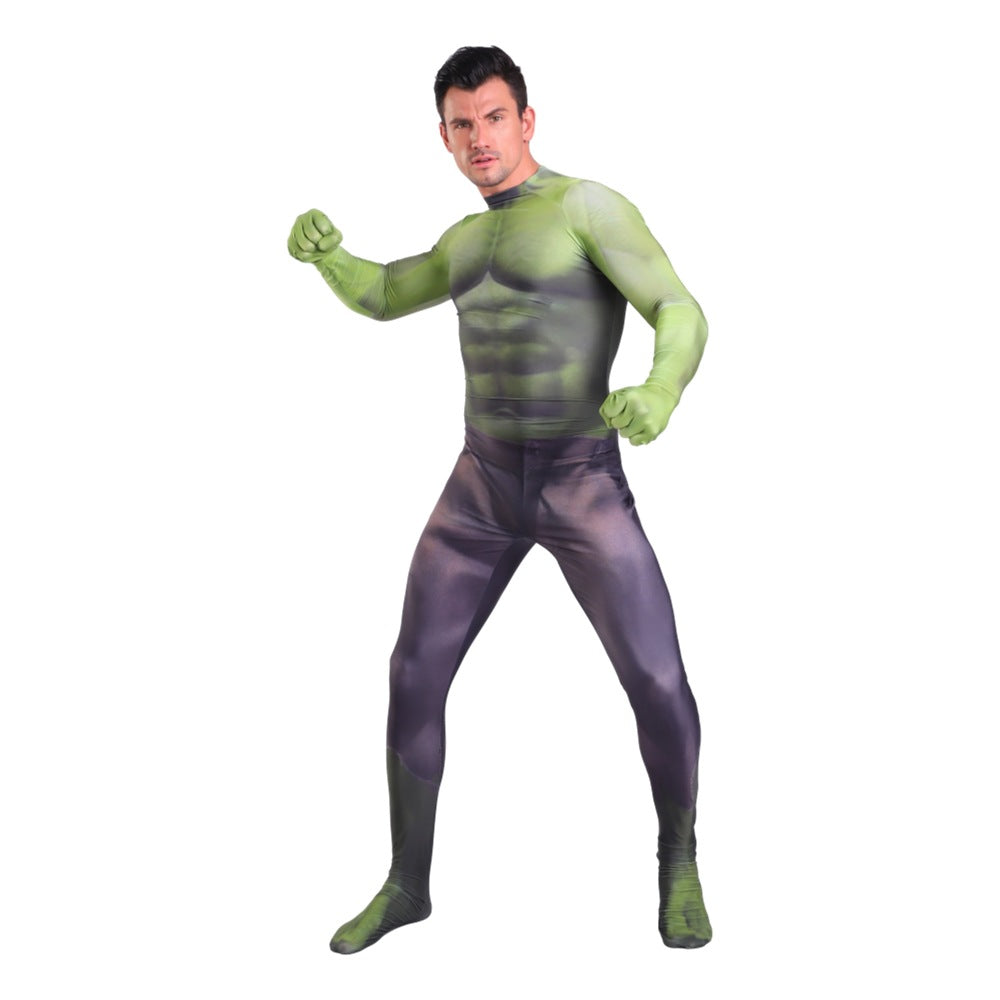 Hulk Superhero Cosplay Costume for Adults and Kids - Avengers 3D Printed Stage Performance Outfit - Halloweez