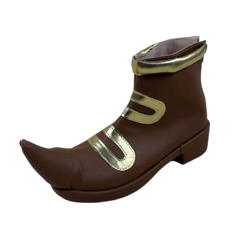 1719 One Piece Buggy the Clown Cosplay Shoes for Anime Conventions - Halloweez