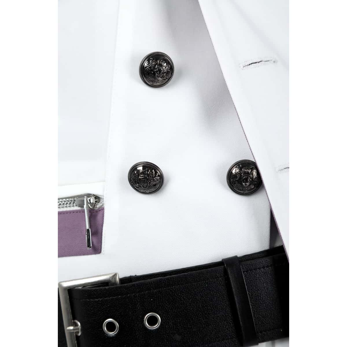 Final Fantasy VII Rebirth Rufus Shinra Cosplay Costume, Custom High-end for Halloween & Comic Con - Halloweez