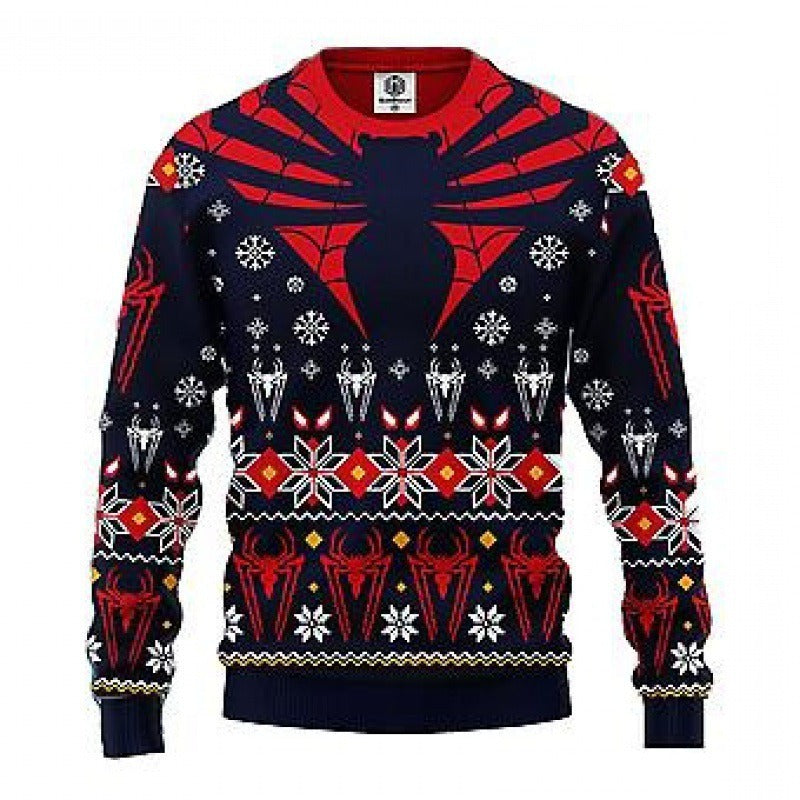 Demon Slayer 3D Print Casual Loose Fit Christmas Sweatshirt - Halloweez