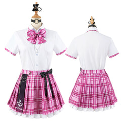 Virtual VTuber Minato Aqua Outfit - Women's Clothing Uniform Daily Wear Sweater Cos Anime Costume - Halloweez