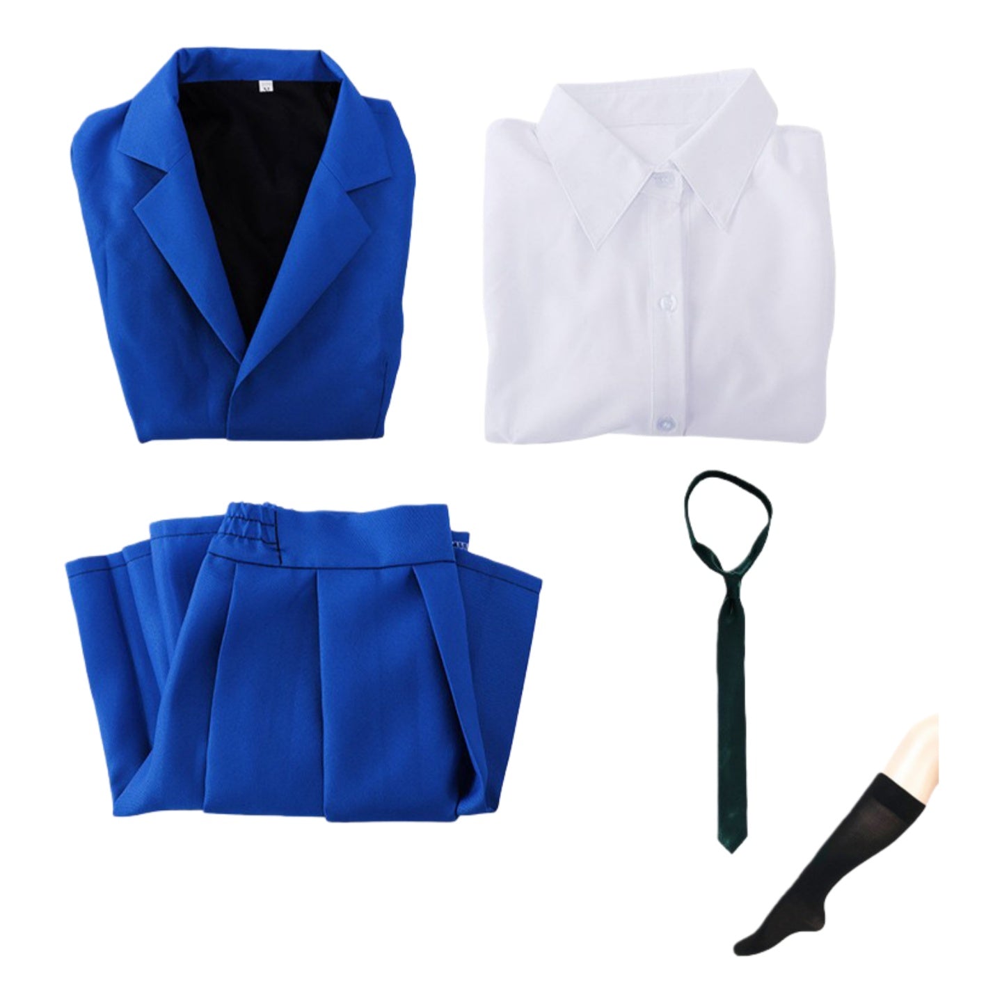 Conan Kudo Shinichi Cosplay Costume Haibara Ai Mihu High School Uniform Anime Cosplay Outfit for Men Japanese Style - Halloweez