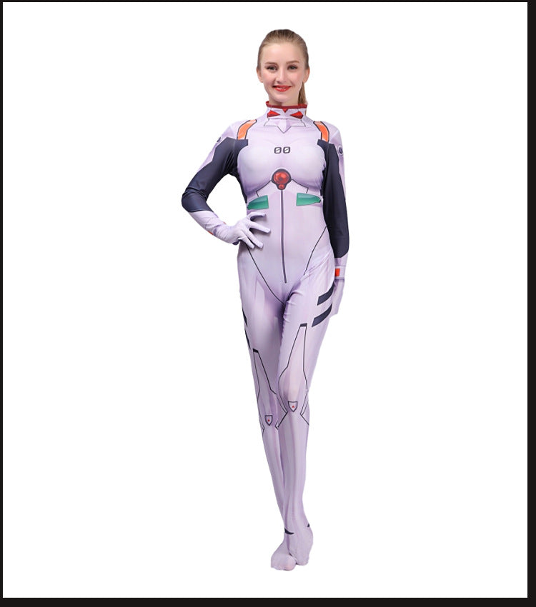 Rei Ayanami Asuka Langley Kaworu Nagisa EVA Cosplay Costume for Adults and Kids Halloween Performance