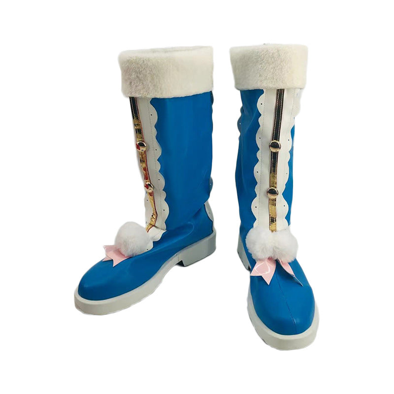 Hyperdimension Neptunia Rom & Ram Cosplay Shoes for Anime Conventions - Halloweez