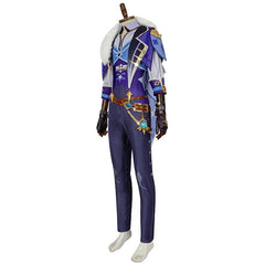 Halloweez Kaeya Cosplay Costume for Men - Genshin Impact Halloween Game Outfit