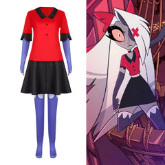 Hell's Hotel Vaggie Cosplay Costume from Helluva Boss - Perfect for Anime Role Play and Halloween - Halloweez