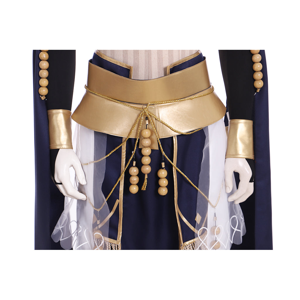 Halloweez Fire Emblem Inspired Indigo Dancer Cosplay Costume for Stage Performances