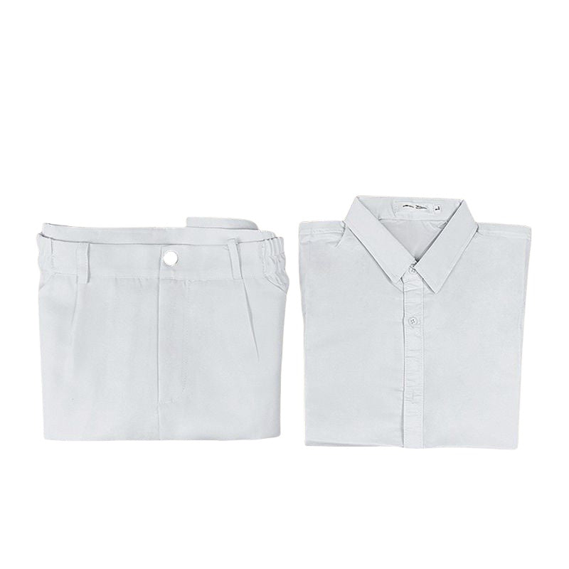 The Promised Neverland Cosplay Costume Emma Norman Ray White Shirt Set Anime Daily Wear - Halloweez