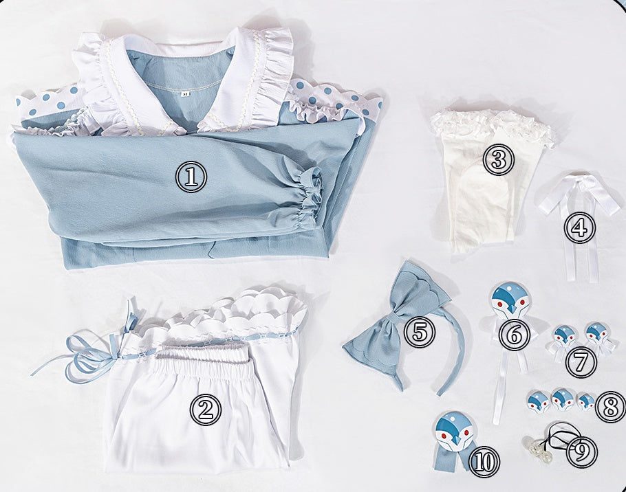 Bangdream Mygo Sleepover Party Takamatsu Tomori Cosplay Costume for Women - Halloweez