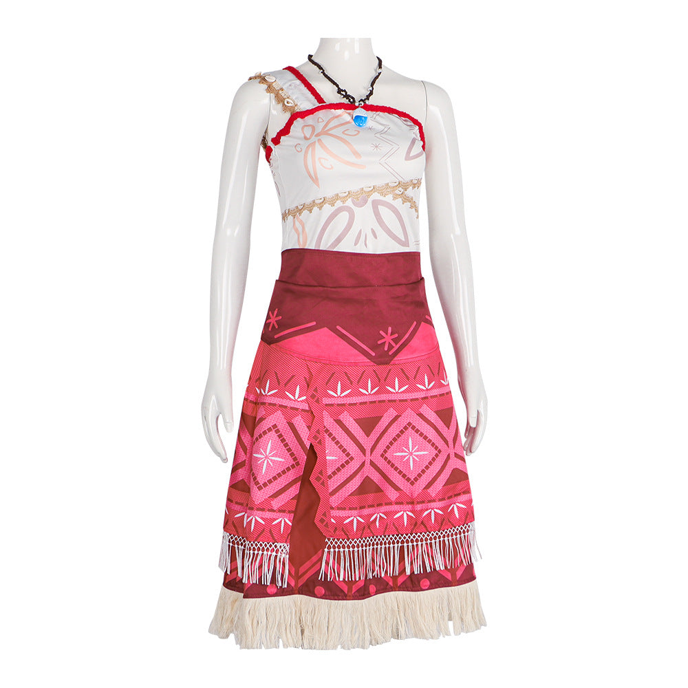 Moana 2 Cosplay Costume - Moana/Maui Movie Accurate Outfit for Stage Performance
