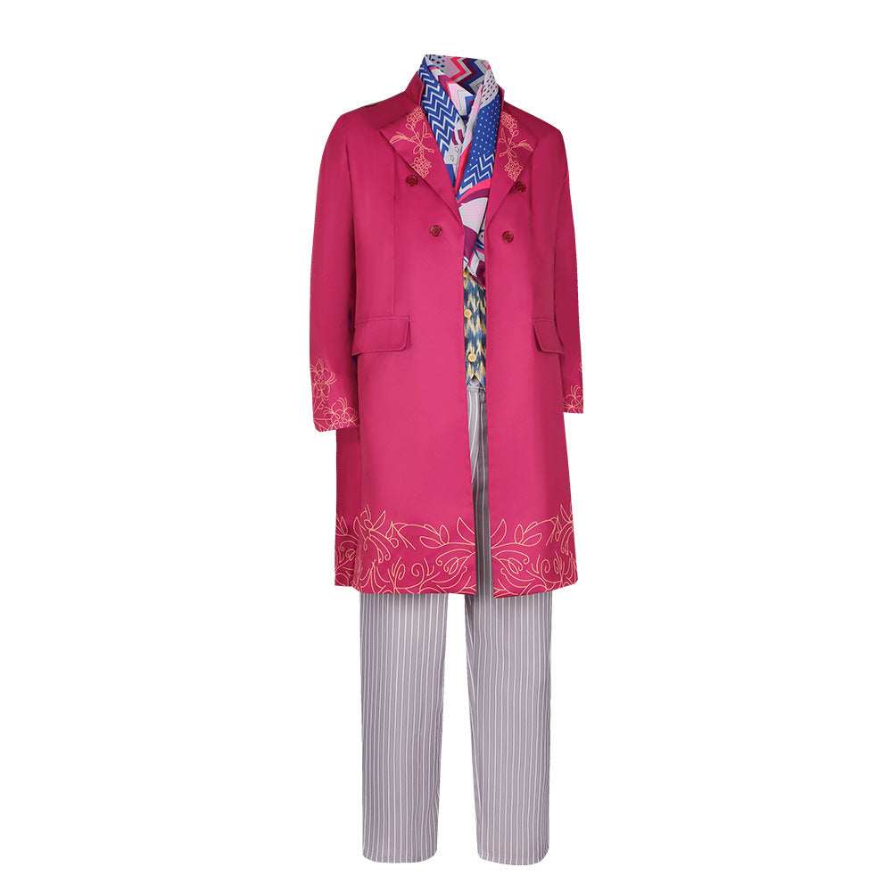 Charlie and the Chocolate Factory Willy Wonka Cosplay Costume Movie Same Role Play Stage Outfit - Halloweez