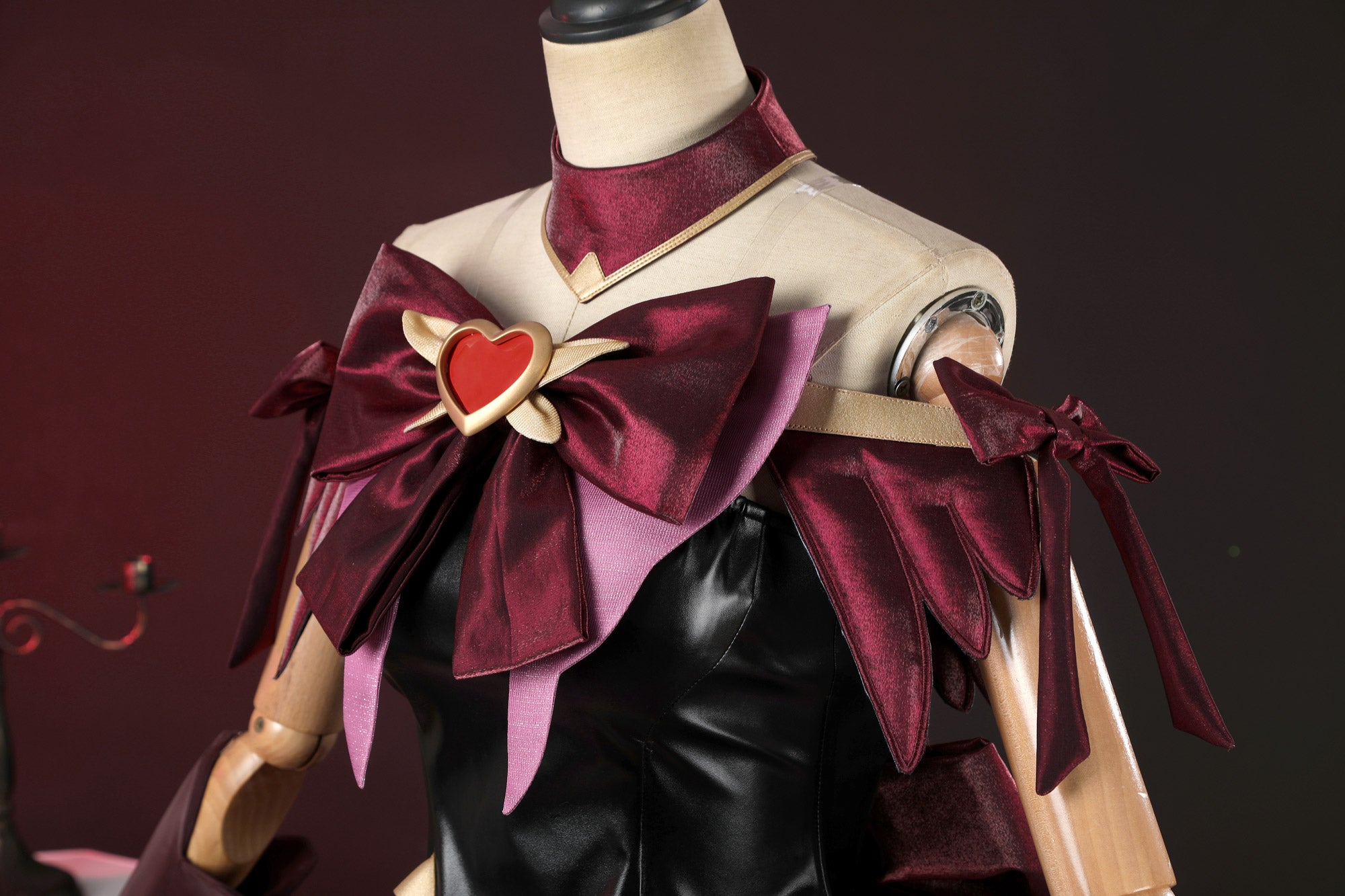 Overwatch Magical Girl Cos Black Red Cute Juno Mythic Skin Cosplay Costume - Halloweez