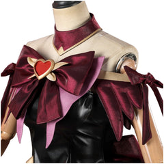 Overwatch Juno Mythic Skin Cosplay Costume - Black Red Magical Girl Dress