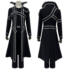 Sword Art Online Kirito Black Swordsman Cosplay Costume