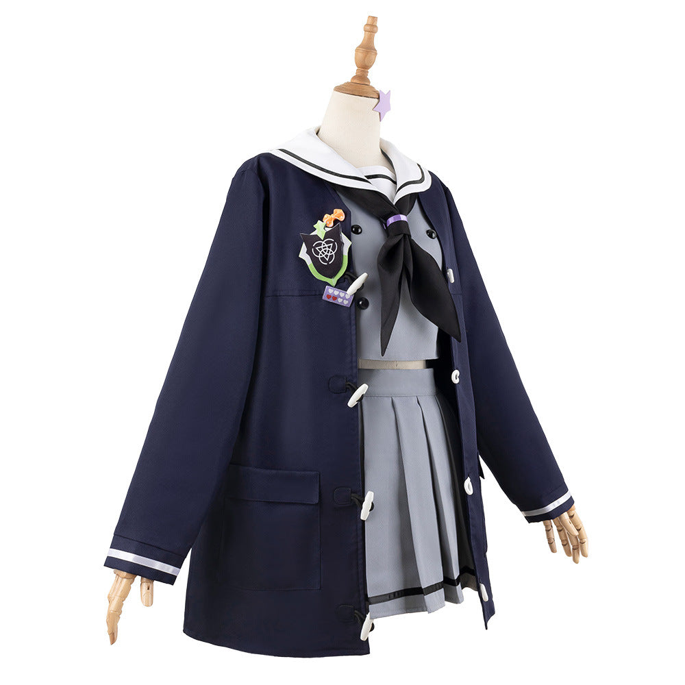 Blue Archive Rin Cosplay Anime School Uniform Pleated Skirt Women's Outfit - Halloweez