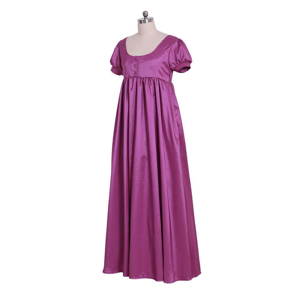 Elegant Halloweez Purple Renaissance Dress for Women - Perfect for Medieval Themed Events