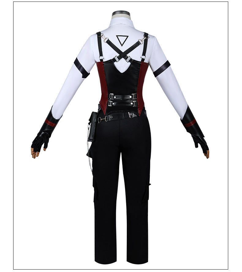Love and Deep Space Hunter Lady Cosplay Costume Women's Battle Suit Anime Full Set Stage Performance - Halloweez
