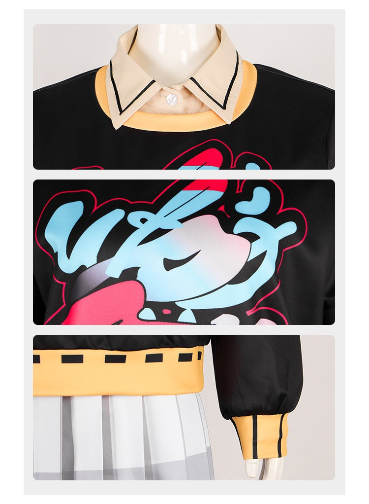 Persona 5 Arai Suwa Cosplay Costume Phantom of the Night P5X Game Same Suit Clothing Full Set - Halloweez