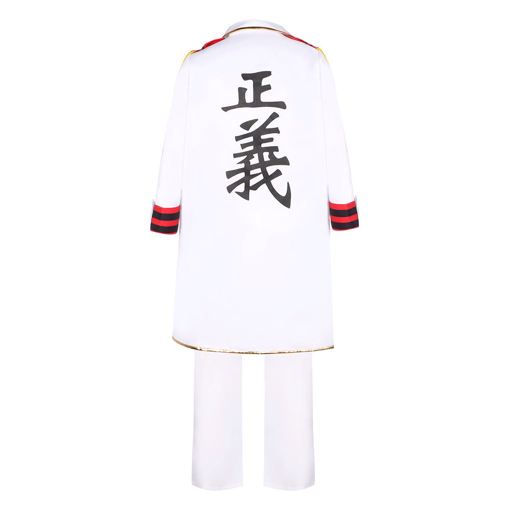 One Piece Marine Vice Admiral Garp Cosplay Costume Full Set Anime Role Play Clothing - Halloweez