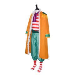 One Piece Buggy Cosplay Costume - Clown Buggy Halloween Anime Cosplay Cloak Coat - Halloweez
