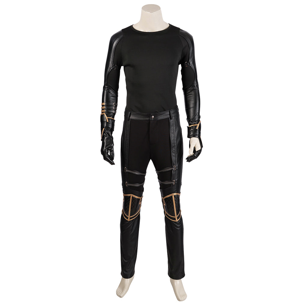 Avengers 4 Hawkeye Ronin Cosplay Costume, Samurai Style Warrior Outfit Full Set for Men - Halloweez
