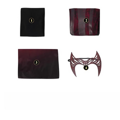 Scarlet Witch Wanda Darkhold Costume Doctor Strange Multiverse of Madness Cosplay Outfit for Halloween - Halloweez