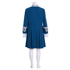 18th - Century British Prince Blue Court Suit - Victorian Colonial Aristocrat Renaissance Costume | Coscomos - Coscosmos