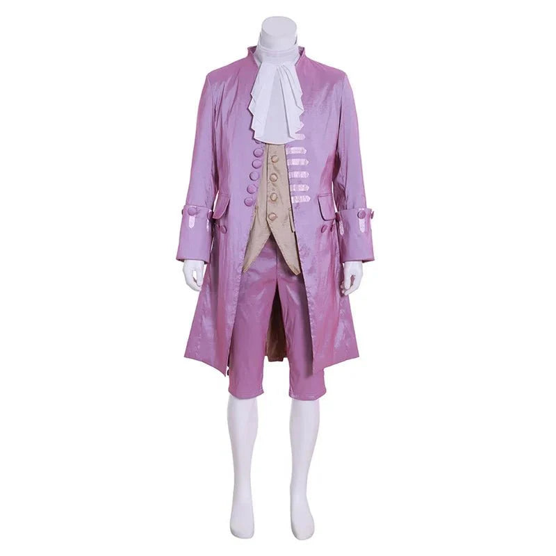 18th Century Colonial Men's Tailcoat Costume - Victorian Rococo Regency Suit | Halloweez Medieval Series - Halloweez