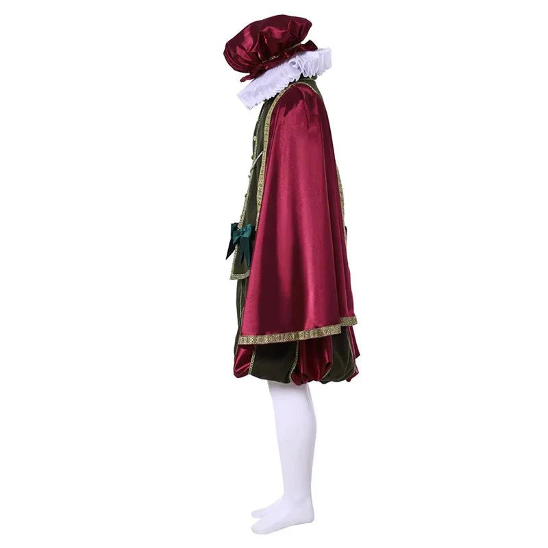 18th Century King & Prince Tudor Cosplay Costume - Noble Blue Rococo Suit for Men | Coscomos Medieval Series - Coscosmos