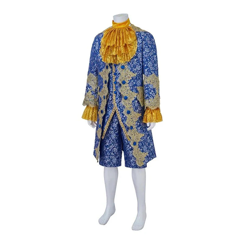 18th Century Men’s Baroque Rococo Aristocratic Costume – Louis Era Court Stage Outfit - Coscosmos