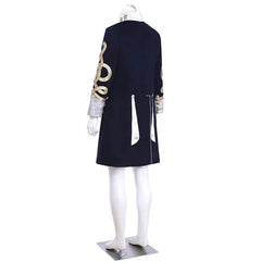 18th Century Men’s Embroidered Retro Jacket - Long Slim Collar Cosplay Coat | Coscosmos Medieval Series - Coscosmos