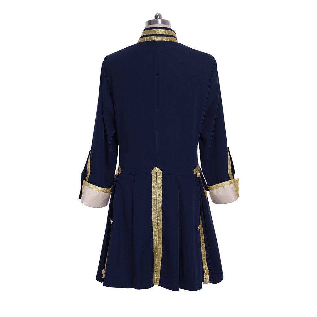 18th Century Men’s Royal Uniform - Colonial Tuxedo Coat Inspired by George Washington - Coscosmos