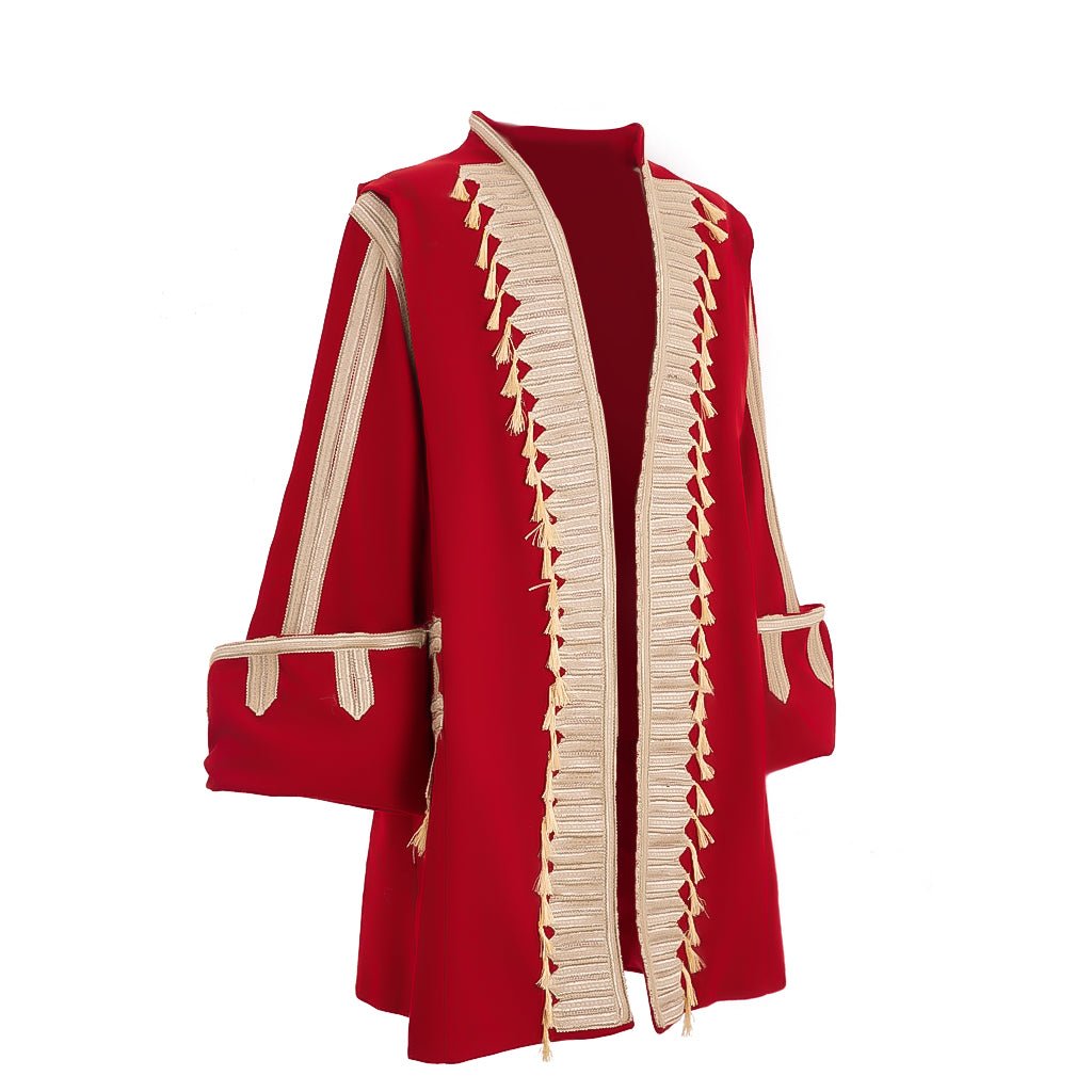 18th Century Military Prince Jacket Costume - Retro Men’s Medieval Uniform Coat - Coscosmos