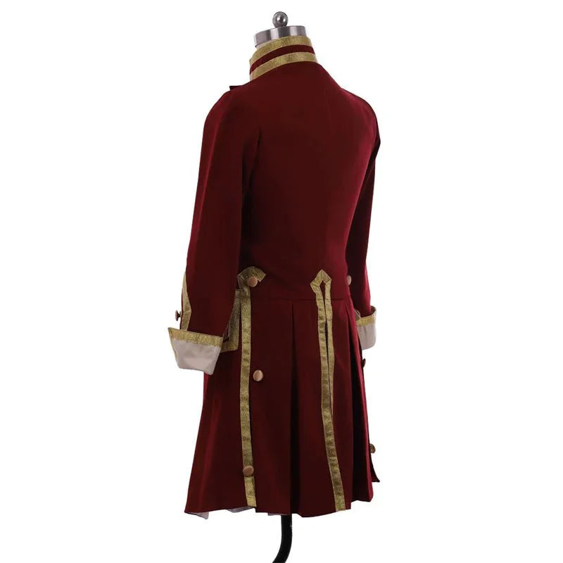 18th Century Royal Military Colonial Tailcoat | George Washington Uniform Cosplay - Coscosmos