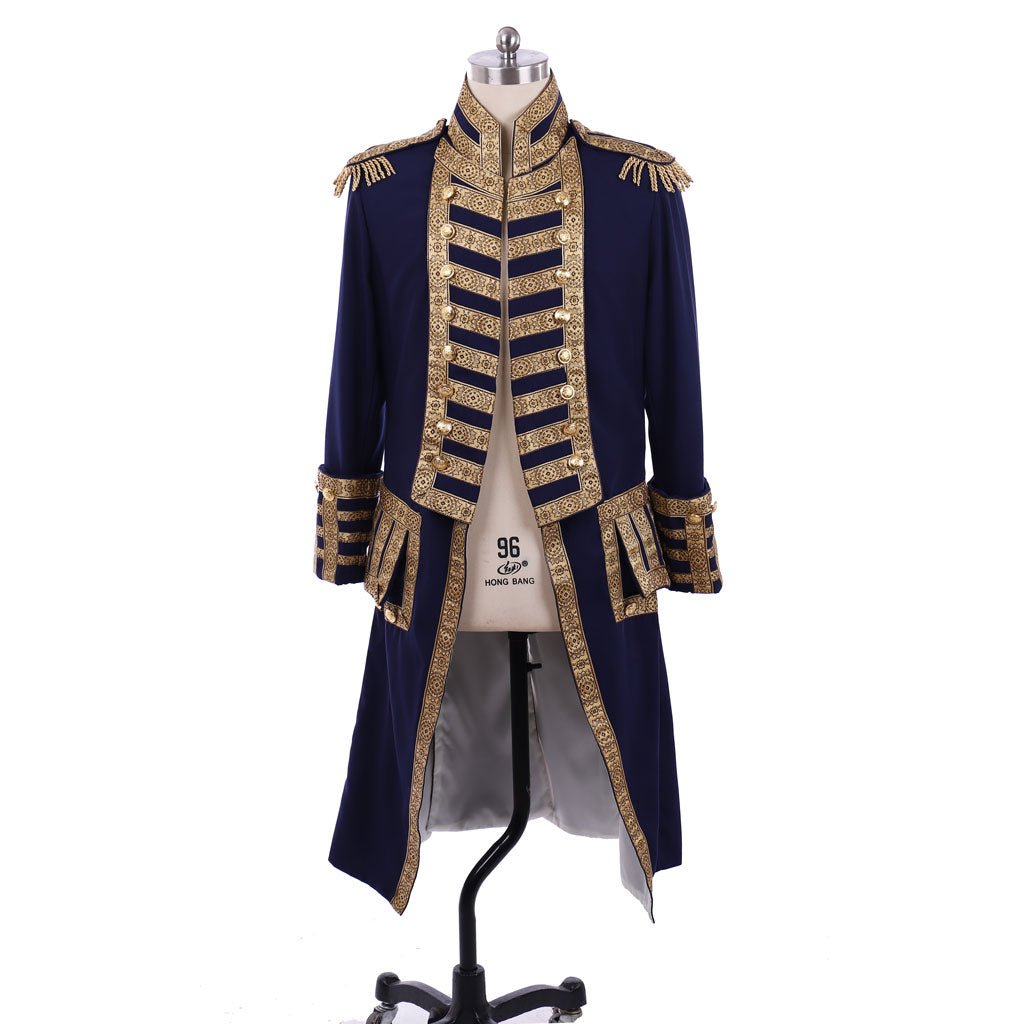 18th Century Royal Military Officer Cosplay Coat - Colonial Uniform Jacket | Coscomos Medieval Series - Coscosmos