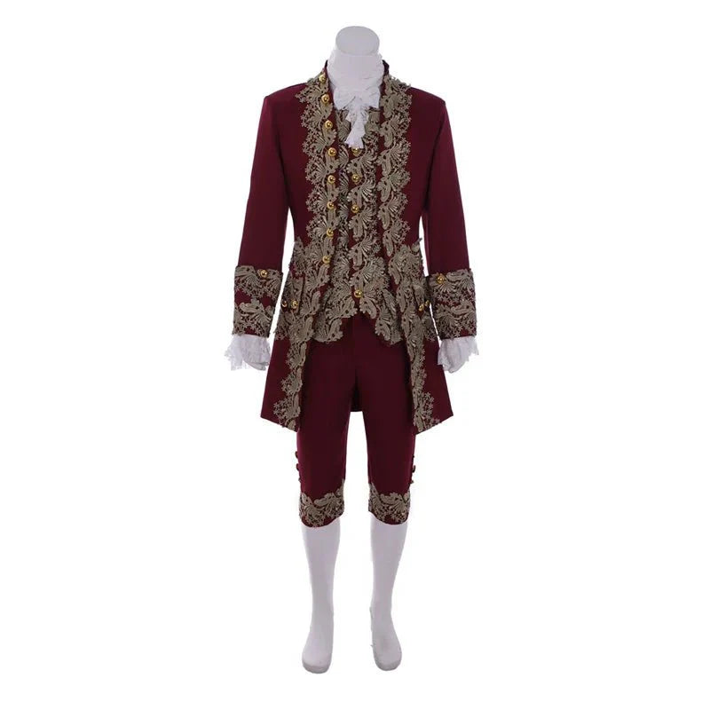 18th Century Victorian Gentleman Costume - Aristocrat Medieval Royal Men's Outfit - Coscosmos