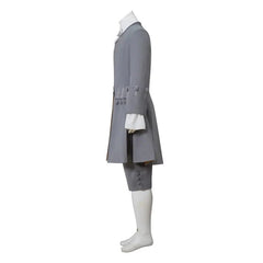 18th Century Victorian Prince Cosplay Costume - Tailcoat Blazer with Lace Tie for Halloween & Parties - Coscosmos