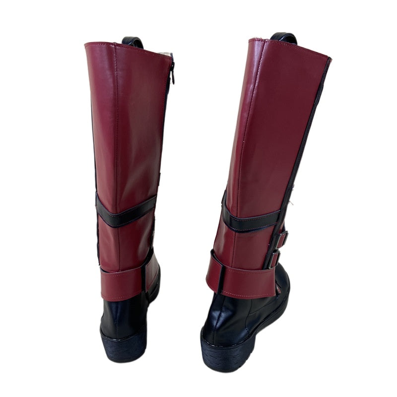 2157 Deadpool 3 Deadpool Cosplay Shoes for Anime Conventions and Performances - Halloweez