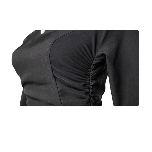 Adams Family Wednesday Addams Cosplay Costume Halloween Dress Performance Outfit - Halloweez