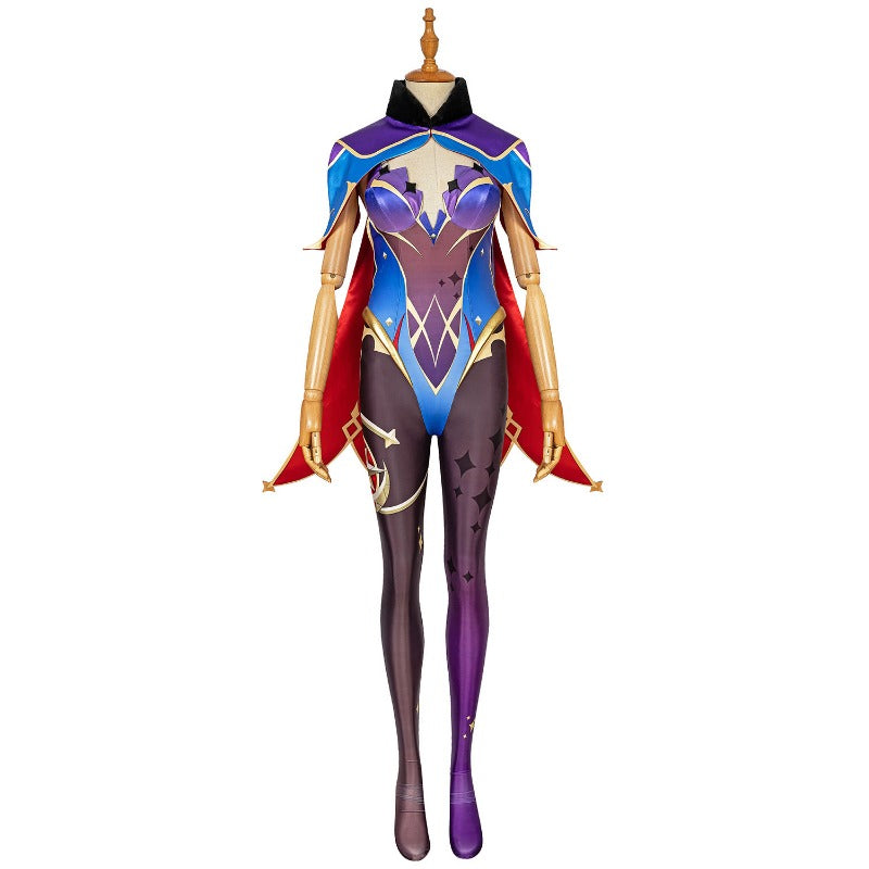 Halloweez Mona Cosplay Costume - Standard Size for Genshin Impact Fans