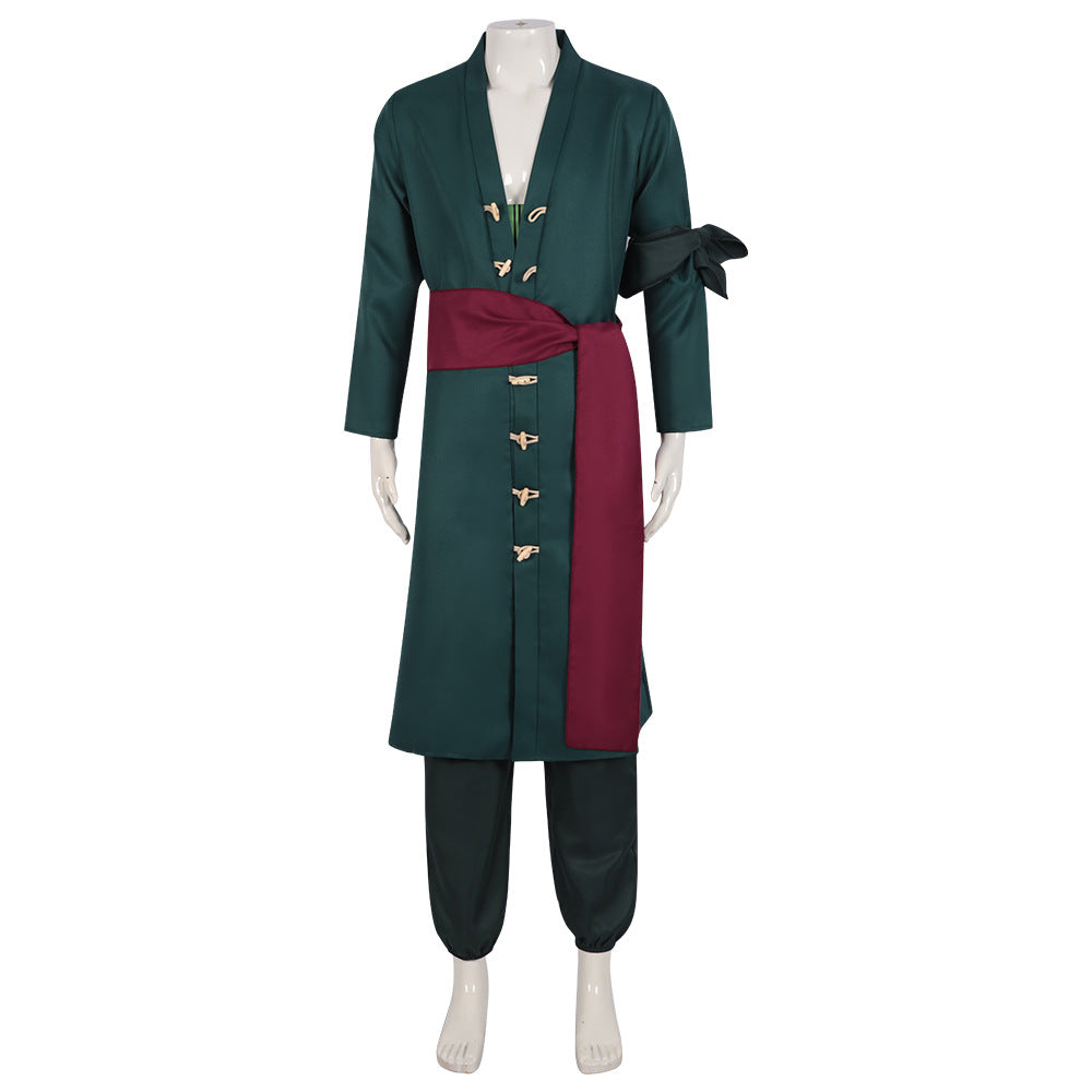 Roronoa Zoro One Piece Cosplay Costume - Premium Anime Outfit for Halloween & Conventions