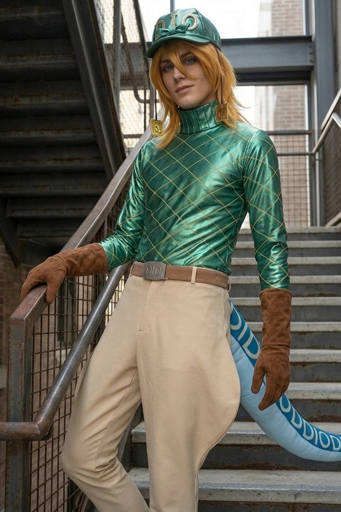 JoJo's Bizarre Adventure Diego Brando Full Cosplay Costume Halloween Outfit - Halloweez