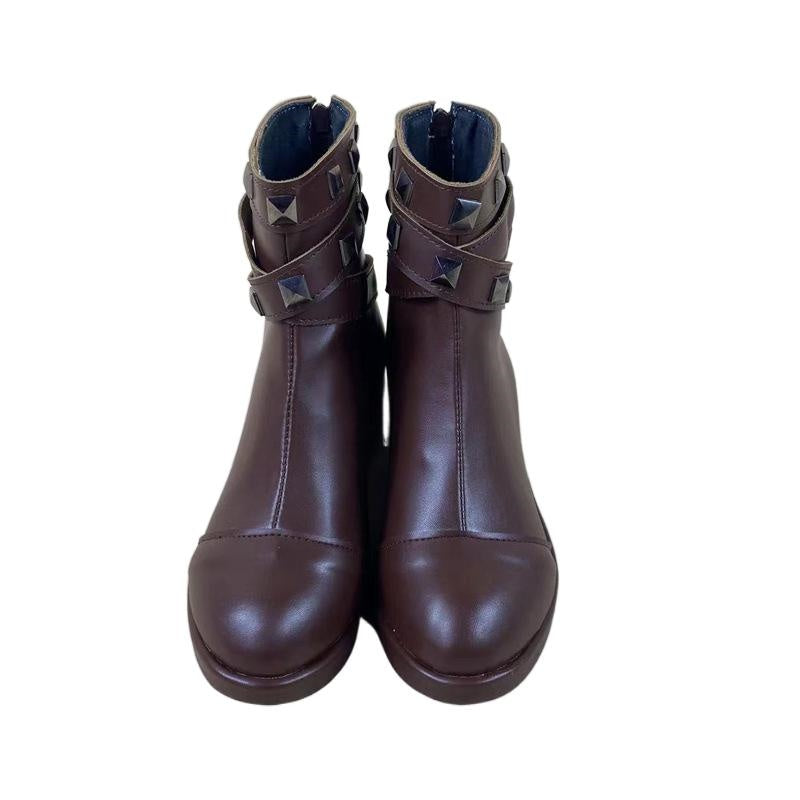 1894 Identity V Cosplay Bartender Black Rose Shoes for Anime Conventions - Halloweez