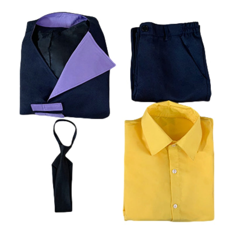 Cowboy Bebop Spike Spiegel Cosplay Costume Full Set - Anime Cosplay Outfit - Halloweez