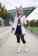 Umamusume: Pretty Derby Oguri Cap Race Outfit Cosplay Costume Full Set for Fans - Halloweez