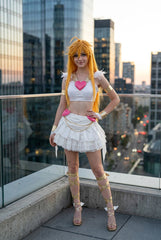 Panty & Stocking with Garterbelt Panty Anarchy Cosplay Costume Full Outfit for Anime Fans - Halloweez
