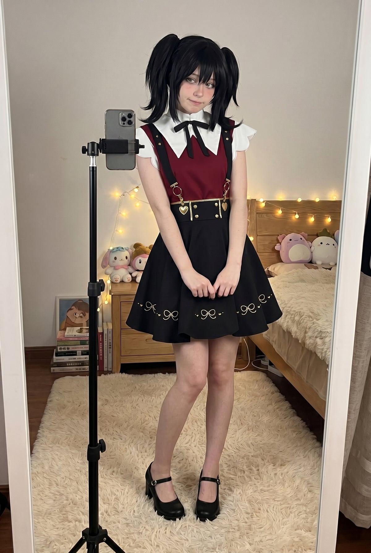 Needy Streamer Overload KAngel Casual Outfit Cosplay Costume for Streamer Fans - Halloweez