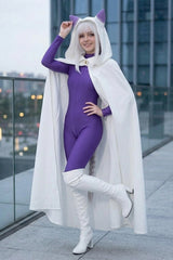 Re:ZERO -Starting Life in Another World- Emilia Cape Cosplay Costume for Anime Fans - Halloweez