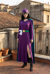 Batman Purple Catwoman Cosplay Costume Outfit for Halloween Role Play Cross-Border Stock - Halloweez