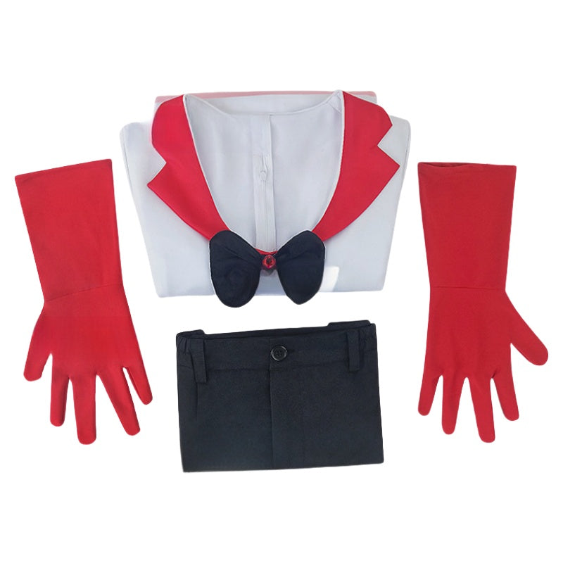 ANGEL DUST cosplay costume for HELLUVA BOSS Halloween performance - Premium Quality Cosplay Outfit - Halloweez